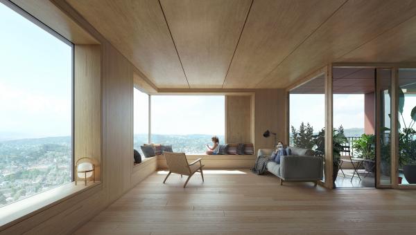 highest residential building in the world made of wood
