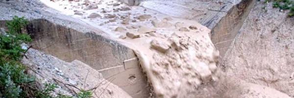 Debris flow at Illgraben