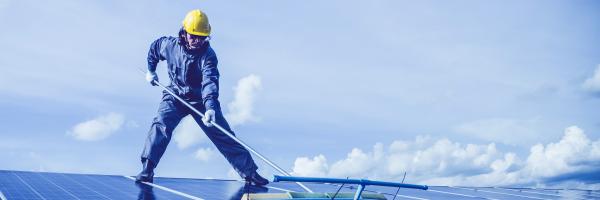 Solar panel maintenance