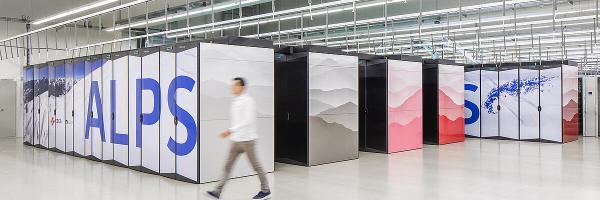 The 'Alps research infrastructure in Lugano. (Sources: Marco Abram, CSCS)