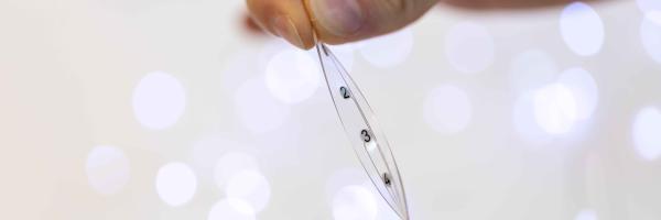 Neurosoft's soft and stretchable brain interface sets a record for the most electrodes tested in a human brain. Source: Neurosoft Bioelectronics