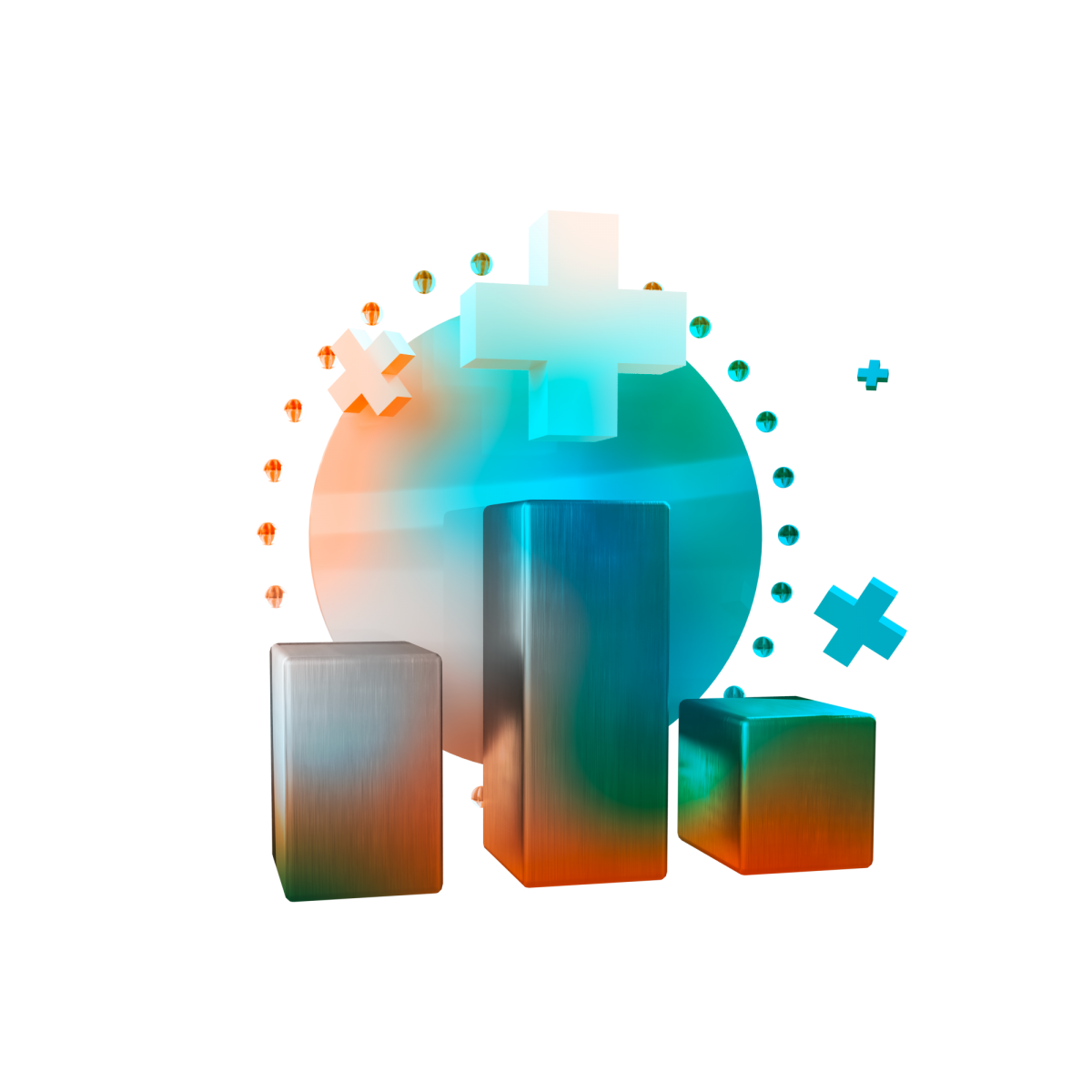 A podium with a Swiss cross at the top 